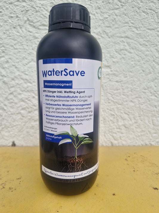 Water Save - regulieren Sie die Feuchtigkeit im Boden