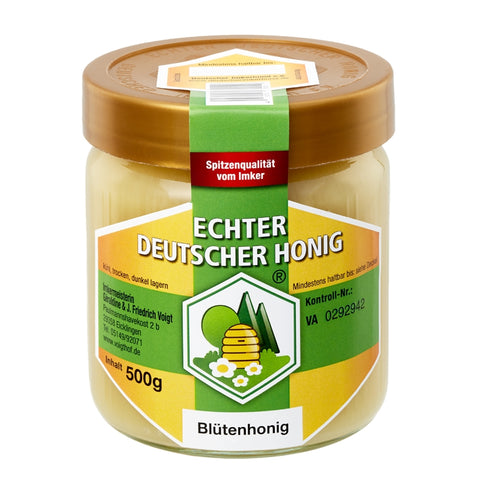 Cremiger Blütenhonig aus Linsenhofen 500g