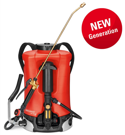 Birchmeier Iris 15 AD1 mit PR3 Rückensprühgerät