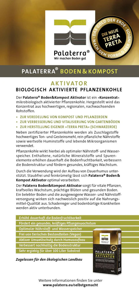 Terra Preta - Palaterra® Boden&Kompost Aktivator