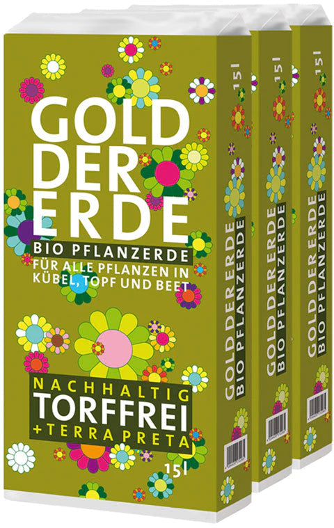 Spar-Aktion Gold der Erde Pflanzerde 3 x 15 Liter