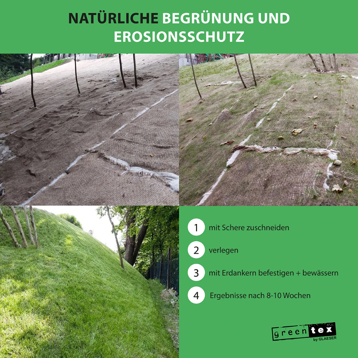 Geotextil Jute 24m²