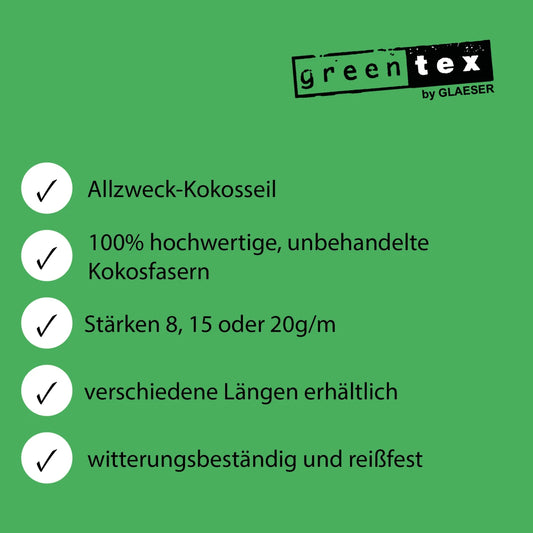 Kokosseil dick 20g/m