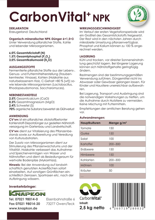 Knapkon Carbon Vital+ NPK